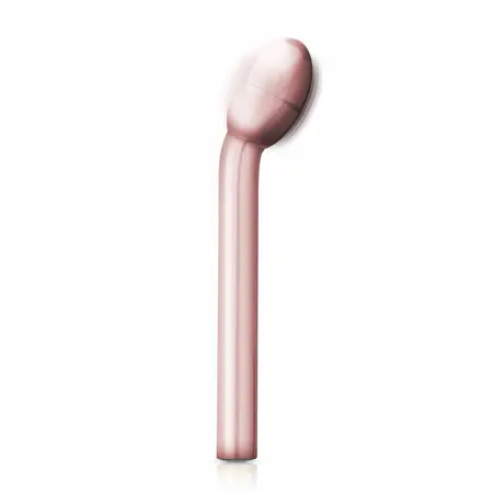Rosy Gold Curved G-Spot Vibrator USB Rechargeable Waterproof Model