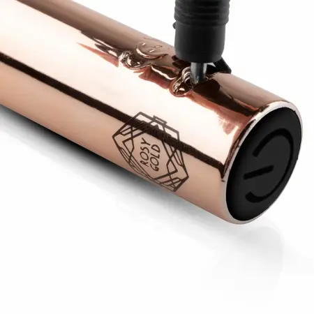 Rosy Gold Curved G-Spot Vibrator USB Rechargeable Waterproof Model