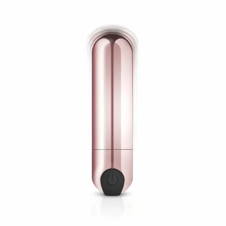Rosy Gold Bullet Series Compact Intimate Massager, 10 Modes, USB