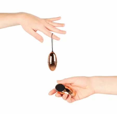 Rosy Gold Vibro-Egg Remote Controlled Waterproof Intimate Device