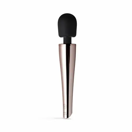 Rosy Gold Nouveau Wand Massager - Rechargeable, 10 Modes, Flexible Head