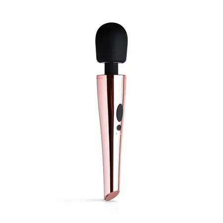 Rosy Gold Nouveau Wand Massager - Rechargeable, 10 Modes, Flexible Head