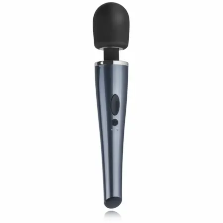 Black Lightning Wand by Dream Toys - Powerful Rechargeable Massager