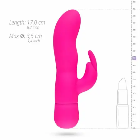 EasyToys Mad Rabbit Pink Intimate Dual-Action Silicone Device