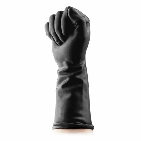 Gauntlets дълги латексови ръкавици, черни, много издръжливи