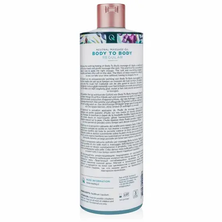 Exotiq Body To Body Oil 500ml - Silky Massage Formula with Dispenser