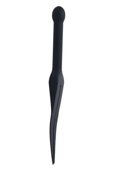 SPORTSHEETS EDGE Silicone Tawse Dual-Tail Impact Tool Black