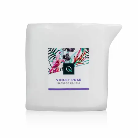 Exotiq Massage Candle Violet Rose 200g - Aromatic Body Care Wax