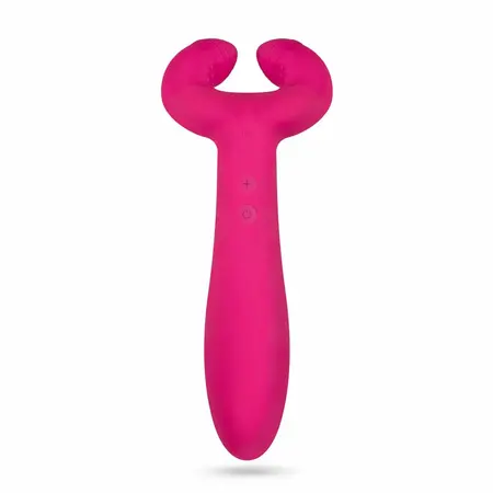 EasyToys Couples Intimate Dual-Ended Vibrator, Waterproof, USB Rechargeable