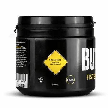 BUTTR Fisting Butter 500 ml - Long-Lasting Thick Lubricant Jar