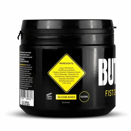 BUTTR Fisting Cream 500ml - Fragrance-Free Intimate Care Formula