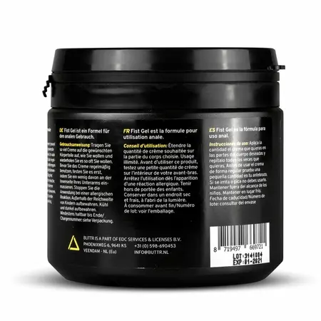 BUTTR Professional Gel 500ml - Thick Water-Based Intimate Lubricant