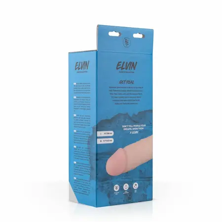 Elvin XL Intimate Model with Suction Base 27.5 cm - Flexible Silicone