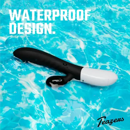Teazers Rabbit Series Rechargeable Silicone Intimate Device Black
