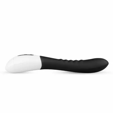 Мек силиконов вибратор за точка G, черен, 30 скорости, USB