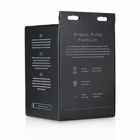 SAIZ Dual Breast Enhancement System Premium Transparent Cups