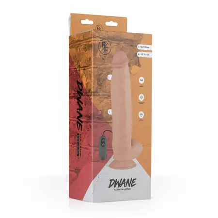 Dwayne XL Silicone Vibrating Machine with Remote, 10 Modes, Skin Tone