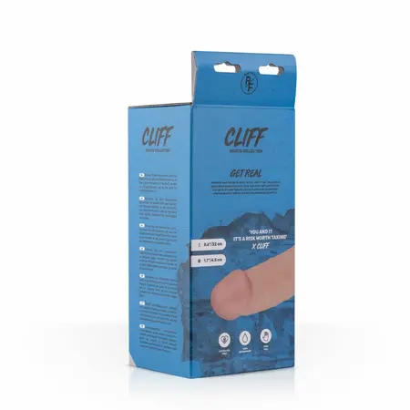Real Fantasy Cliff Model 22cm - Anatomical Silicone System, Suction Base