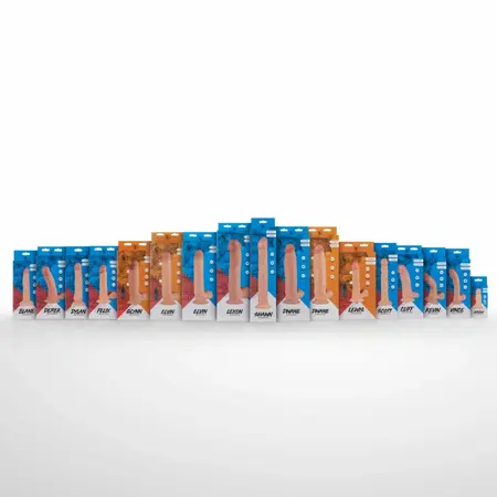 Real Fantasy Scott Model Anatomical Silicone with Suction Cup 21 cm Beige
