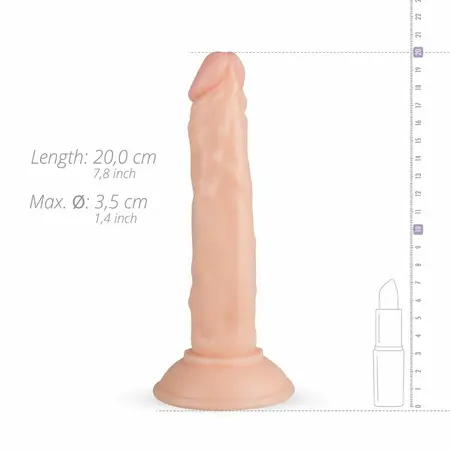 Real Fantasy Blane Anatomical Model with Suction Base, Flexible, Beige