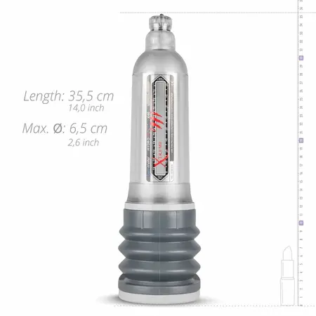 Bathmate HydroXtreme 9 Clear - Advanced Hydro Pump System