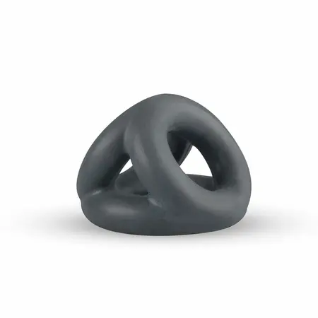 Boners Open Cocksling Triple Silicone Support Ring System Black