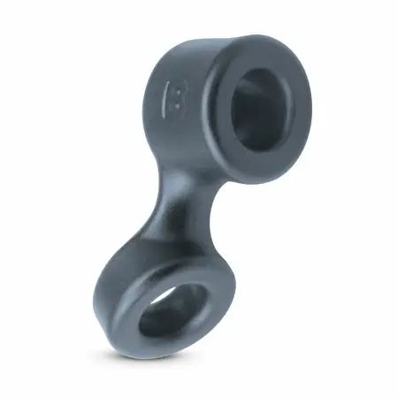 Boners Grey Dual Support Ring and Anatomical Ball Expander
