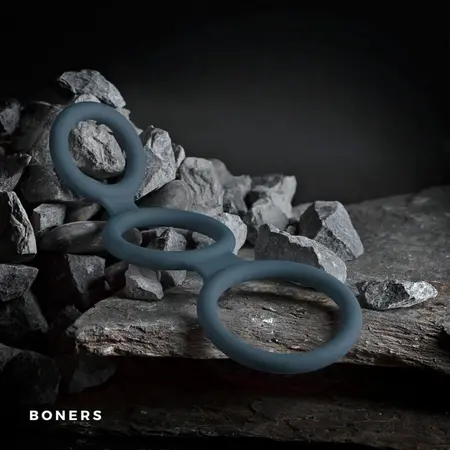 Boners Triple Ring Silicone Set - Adjustable Anatomical Support System