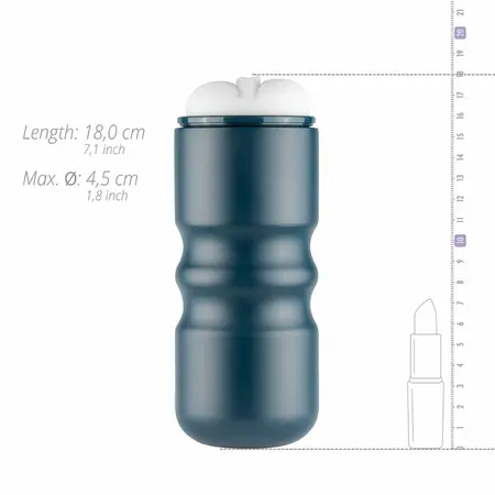 FPPR. Intimate Sleeve White - Anatomical Model with Ribbed Interior