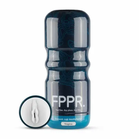 FPPR. Intimate Sleeve White - Anatomical Model with Ribbed Interior