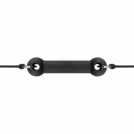 EasyToys Silicone Bit Gag - Adjustable Comfort Model, Black