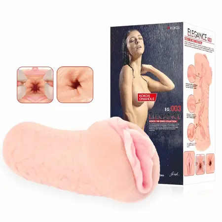 Kokos Elegance 3 Intimate Machine - Medium, Ribbed Texture, Ergonomic Grip