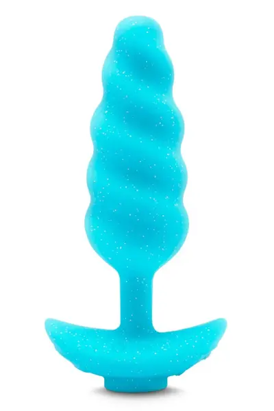 b-Vibe Unicorn Plug Vibrating Model with Removable Rainbow Tail, Medium