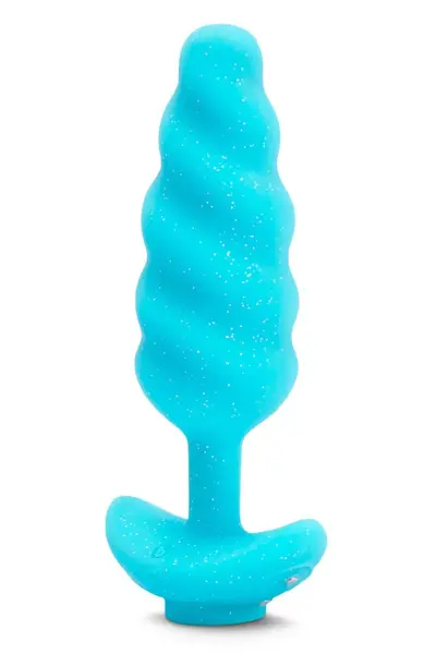 b-Vibe Unicorn Plug Vibrating Model with Removable Rainbow Tail, Medium