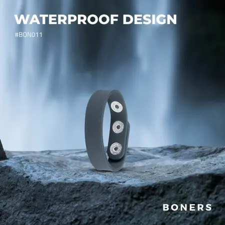 Boner Adjustable Silicone Performance Strap L - Flexible Black Ring System