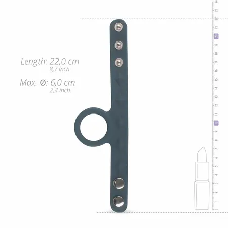 Boners Adjustable Silicone Intimate Strap S/M - Ergonomic Fit