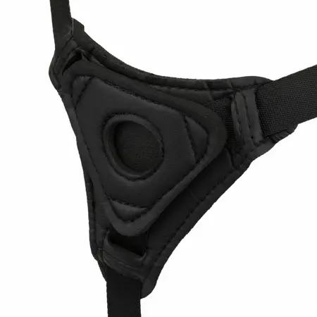 EasyToys Silicone Strap-On Set Adjustable Harness Compact Black 110cm