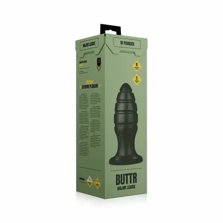 BUTTR Aftershock I Intimate Plug 23 cm - Layered Texture, Wide Base