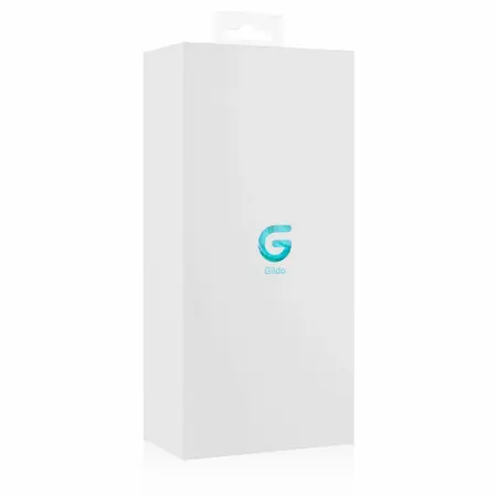 Glas No. 3 Glass Intimate Device with Textured Coloured Accents 19 cm