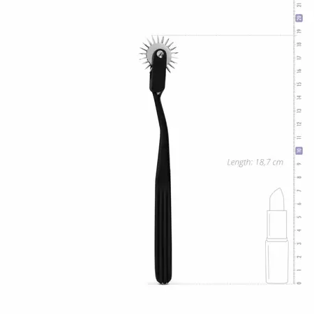 Sinner Gear Pinwheel 1-Wheel Black - Stainless Steel Sensory Tool