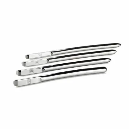 Sinner Gear 14-Piece Stainless Steel Intimate Dilator Set, 0.4-1.7 cm