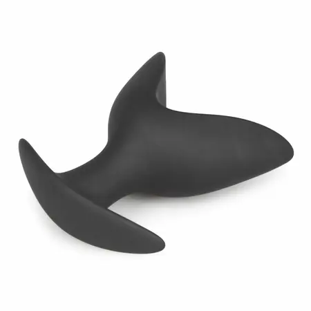 EasyToys Silicone Anchor Plug Small - Flexible Intimate Accessory, Black
