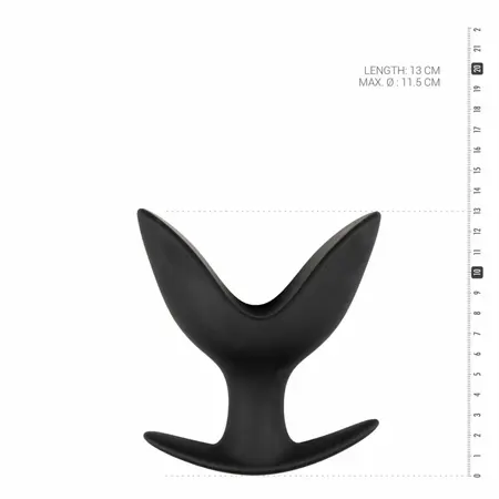 EasyToys Silicone Anchor Plug Large - Flexible Intimate System Black