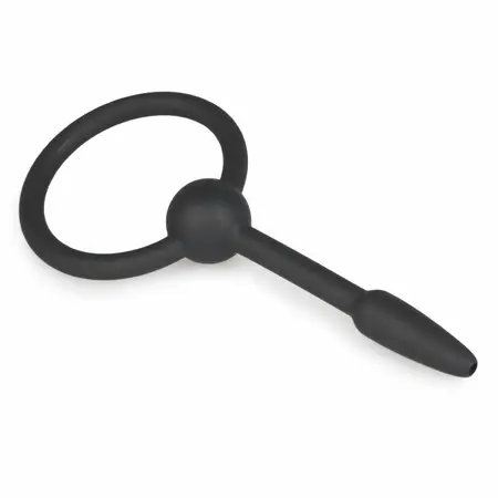 Mister B Silicone Urethral Plug with Pull Ring - Small, Flexible Model