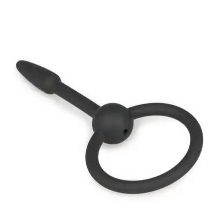 Mister B Silicone Urethral Plug with Pull Ring - Small, Flexible Model