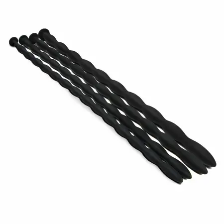 Ouch! Silicone Dilator Set Flexible Medical-Grade 5 Sizes Black