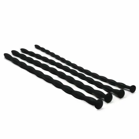 Ouch! Silicone Dilator Set Flexible Medical-Grade 5 Sizes Black
