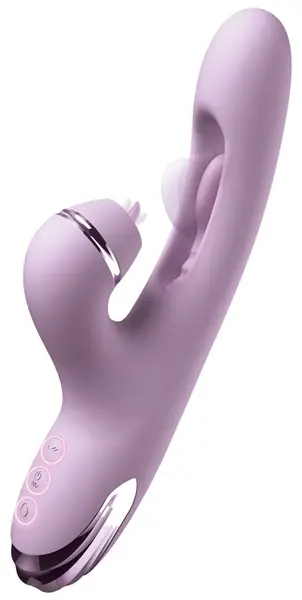 Fantasy For Her G-Touch Pulse Pro Purple Multi-Attachment Vibrator 23.4cm