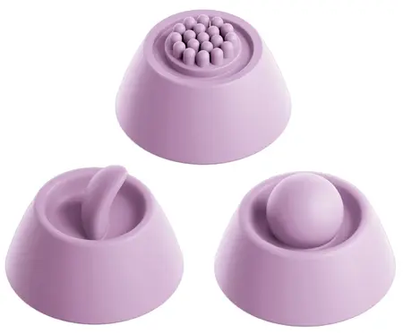 Fantasy For Her G-Touch Pulse Pro Purple Multi-Attachment Vibrator 23.4cm