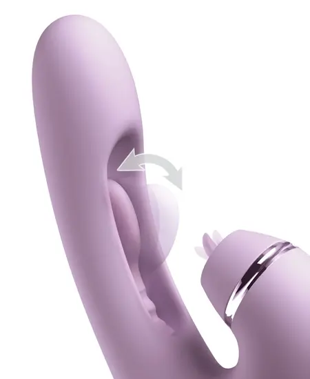 Fantasy For Her G-Touch Pulse Pro Purple Multi-Attachment Vibrator 23.4cm